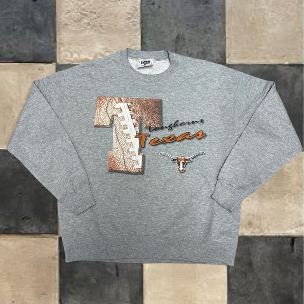 Vintage university of texas longhorns pullover sweatshirt size large